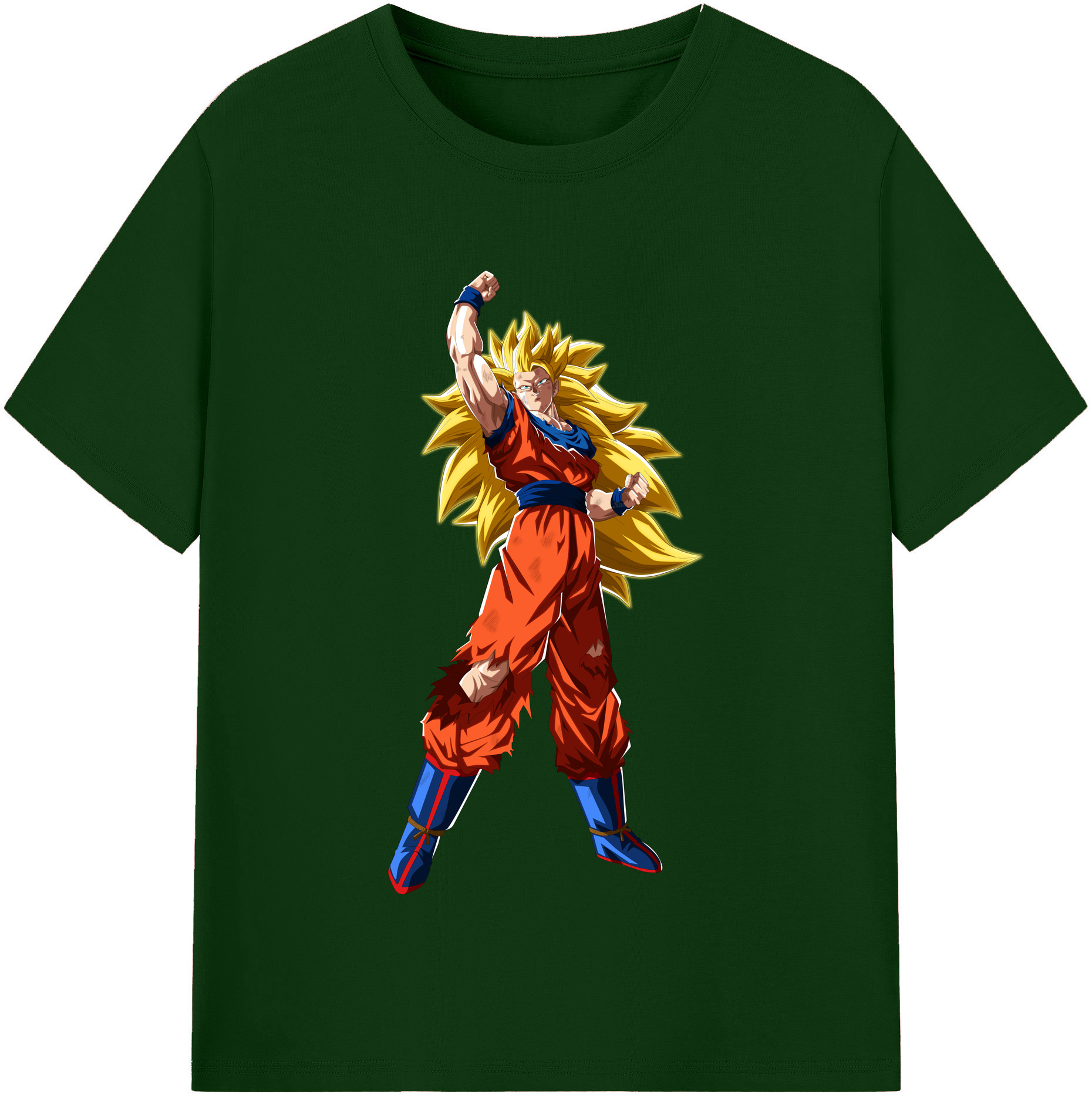 （画像用） ドラゴンボール 孫悟空（そん ごくう）Son Goku カカロット DRAGON BALL Kakarotto 綿100％半袖Tシャツ（フロントプリント）